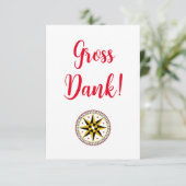 Hartelijk dank bedankkaart (Staand voorkant)