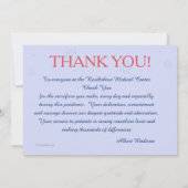 Hartelijk dank bedankkaart (Achterkant)