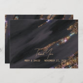 Hartelijk dank bedankkaart (Voorkant / Achterkant)