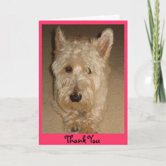 Hartelijk dank bedankkaart