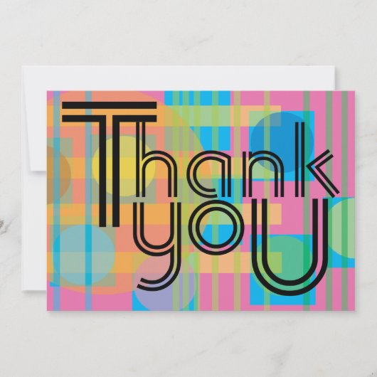 Hartelijk dank bedankkaart (Voorkant)