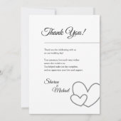 Hartelijk dank bedankkaart (Achterkant)