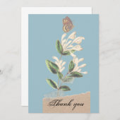 Hartelijk dank bedankkaart (Voorkant / Achterkant)