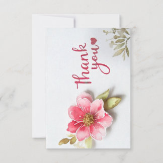 Hartelijk dank bedankkaart