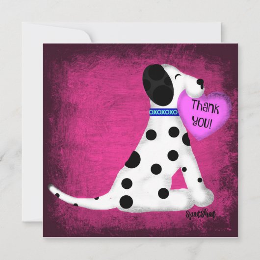 Hartelijk dank bedankkaart (Voorkant)