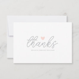 Hartelijk dank bedankkaart