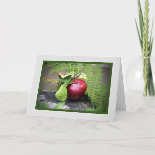 Hartelijk dank, blanco Kaart (Voorkant)