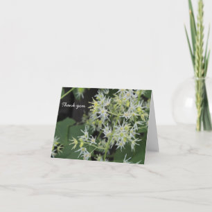 Hartelijk dank, bloemen bedankkaart