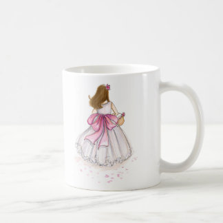 Hartelijk dank, Bloemenmeisje Brunette Koffiemok