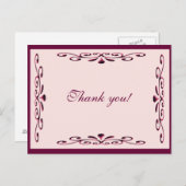 Hartelijk dank briefkaart (Voorkant / Achterkant)