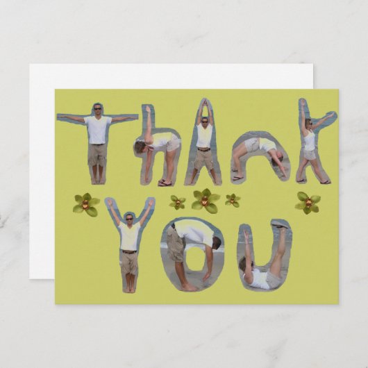 Hartelijk dank briefkaart (Voorkant / Achterkant)