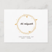 Hartelijk dank briefkaart (Voorkant)