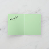 Hartelijk dank: Canarische Eilanden Bedankkaart (Binnen)