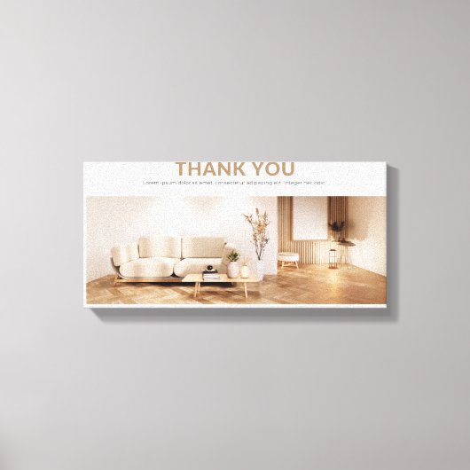 Hartelijk dank canvas afdruk (Voorkant)