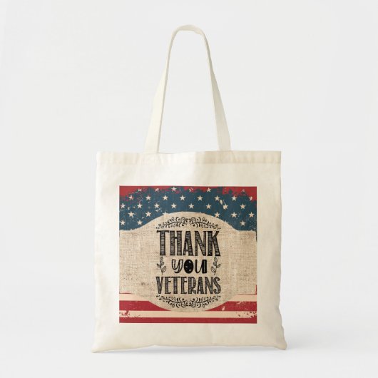 Hartelijk dank, Canvas tas Veteranen (Voorkant)