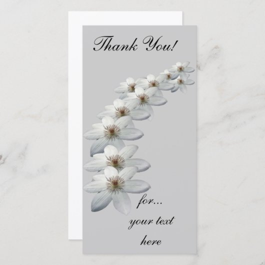 Hartelijk dank! Card Pack van 10 Bedankkaart (Voorkant / Achterkant)