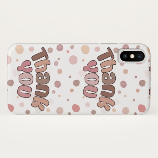 Hartelijk dank Case-Mate iPhone case (Achterkant (horizontaal))