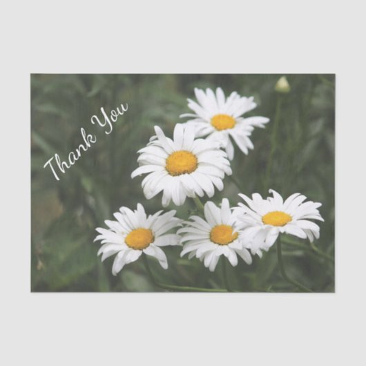 Hartelijk dank, Daisy Tissue Paper Tissuepapier (Voorkant)