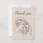 Hartelijk dank, dames en heren vriendschap bedankkaart (Voorkant)