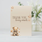 Hartelijk dank, dank u! bedankkaart (Staand voorkant)