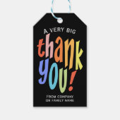 Hartelijk dank, dank voor uw waardering cadeaulabel (Voorkant)