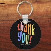 Hartelijk dank, dank voor uw waardering sleutelhanger (Voorkant)
