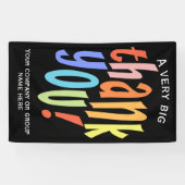 Hartelijk dank, dank voor uw waardering spandoek (Horizontaal)