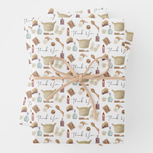 Hartelijk dank dat u zelf papierbladen wilt ompakk inpakpapier vel (In situ)