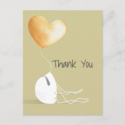 Hartelijk dank - de Coronavirus Edition Briefkaart (Voorkant)