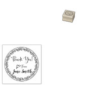 Hartelijk dank | Doodle Wreatdesign Rubberstempel (Gestempeld)