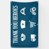 Hartelijk dank | Eerste respondenten Spandoek (Verticaal)