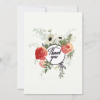 Hartelijk dank, Floral Card