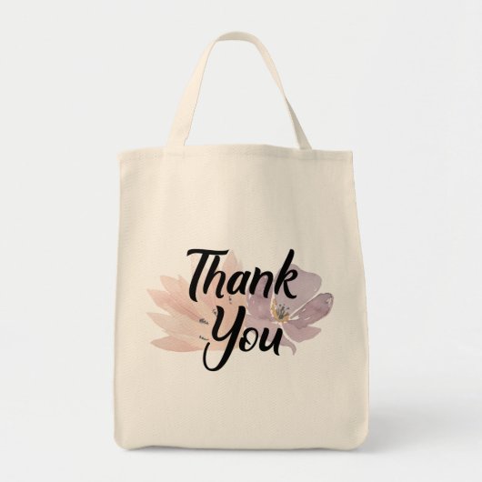 Hartelijk dank, Floral Gift Tote Bag (Voorkant)
