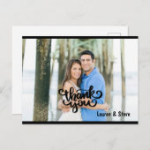 Hartelijk dank Foto Briefkaart (Voorkant / Achterkant)