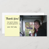 Hartelijk dank - Fotokaart - Mailman Bedankkaart (Voorkant / Achterkant)