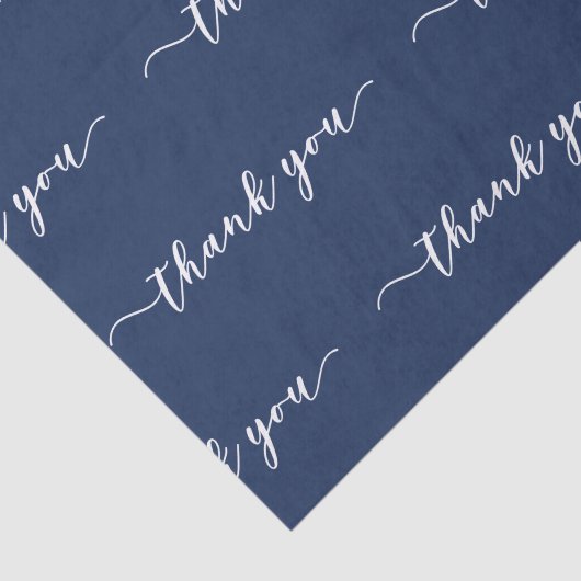 Hartelijk dank, handgeschreven script tissuepapier (Detail)