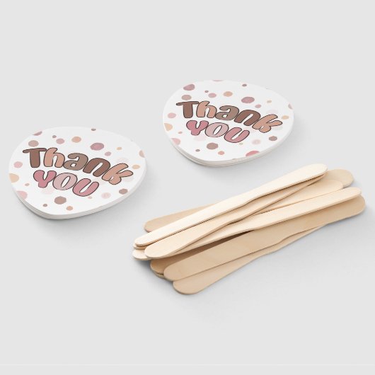 Hartelijk dank handwaaier (Niet-gemonteerd)