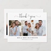 Hartelijk dank Harde bruiloft Hartelijk dank Briefkaart (Voorkant / Achterkant)