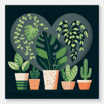 Hartelijk dank Hartvormige Groene Potten Planten
