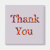 Hartelijk dank, heldere, levendige kleuren-Stropda Magneet (Voorkant)