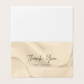 Hartelijk dank kaart (Buitenkant ongevouwen)