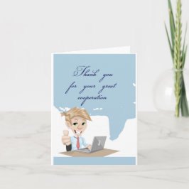 Hartelijk dank kaart