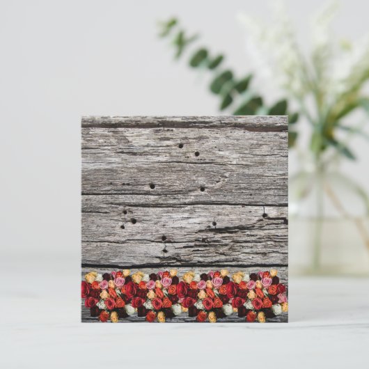 Hartelijk dank kaart (Staand voorkant)