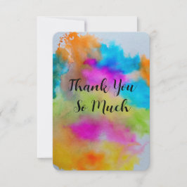 Hartelijk dank kaart