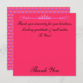 Hartelijk dank kaart (Voorkant / Achterkant)