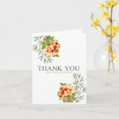 Hartelijk dank kaart (Gele Bloem)