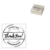 Hartelijk dank, kleine bedrijven. 	rubberstempel (Gestempeld)