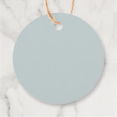 Hartelijk dank Labels Baby shower zacht blauw (Achterkant)