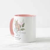 Hartelijk dank, leraar Modern Waterverf Owl Mok (Voorkant links)