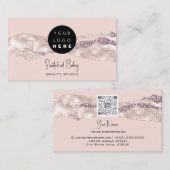 Hartelijk dank Logo QR-code Online winkelaanbiedin Visitekaartje (Voorkant / Achterkant)